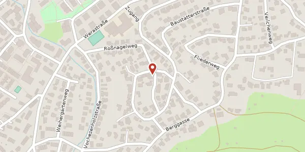 Karte der Umgebung von Rossnagelweg 26, 72762 Reutlingen