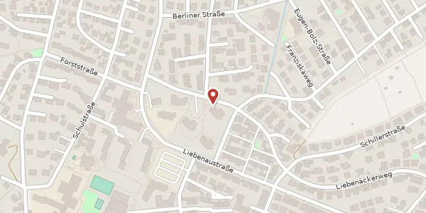 Karte der Umgebung von Königsberger Straße 12, 71111 Waldenbuch