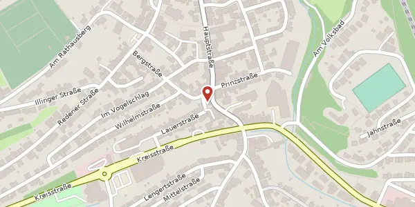 Karte der Umgebung von Hauptstraße 172, 66578 Schiffweiler