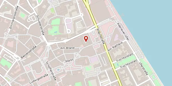 Karte der Umgebung von Am Brand 41, 55116 Mainz