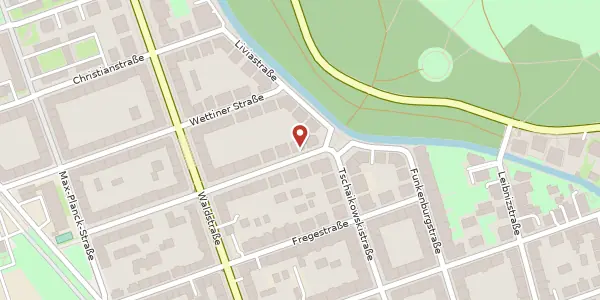 Karte der Umgebung von Feuerbachstraße 4, 04105 Leipzig