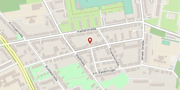 Karte der Umgebung von Hans-Loch-Straße 22, 99099 Erfurt