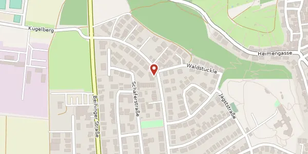 Karte der Umgebung von Lichtenbergstraße 35, 71642 Ludwigsburg