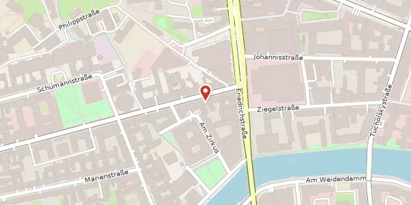 Karte der Umgebung von Reinhardtstraße 7, 10117 Berlin