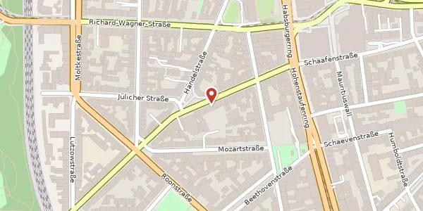 Karte der Umgebung von Lindenstr. 43, 50674 Köln