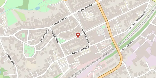 Karte der Umgebung von Jacobsonstraße 16, 38723 Seesen