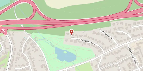 Karte der Umgebung von Eichendorffweg 18, 58642 Iserlohn