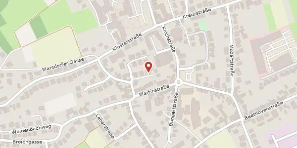 Karte der Umgebung von Mittweidaer Str. 12, 53332 Bornheim