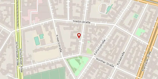 Karte der Umgebung von Husemannstraße 7, 10435 Berlin