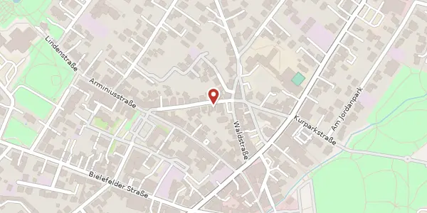 Karte der Umgebung von Friedrichstr. 12, 33175 Bad Lippspringe
