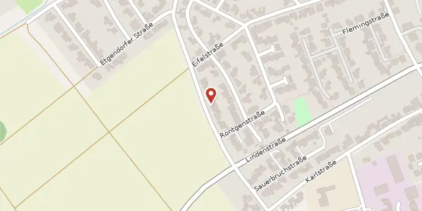 Karte der Umgebung von St.-Ursula-Weg 35, 50181 Bedburg
