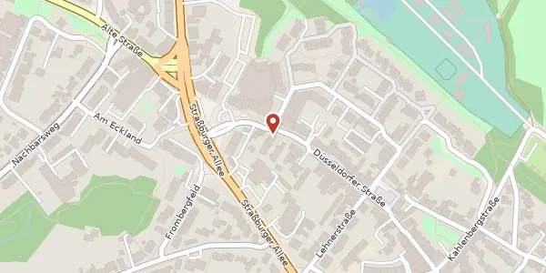 Karte der Umgebung von Düsseldorfer Str. 133, 45481 Mülheim an der Ruhr