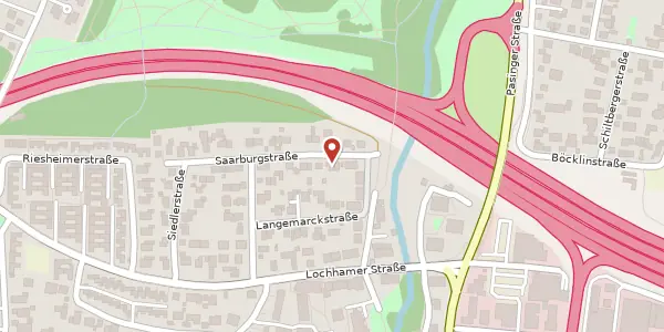 Karte der Umgebung von Saarburgstr. 10, 82166 Gräfelfing