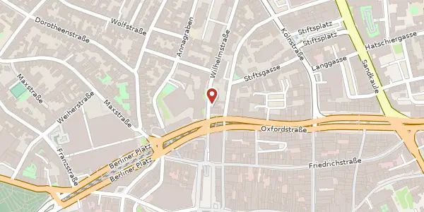 Karte der Umgebung von Wilhelmstr. 24, 53111 Bonn