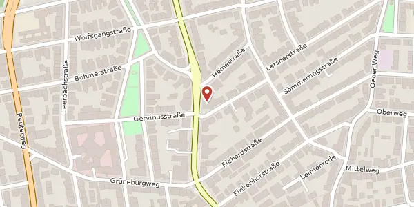 Karte der Umgebung von Eschersheimer Landstr. 60-62, 60322 Frankfurt