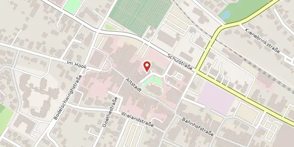 Karte der Umgebung von Kirchplatz 3, 49525 Lengerich