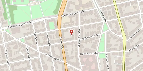 Karte der Umgebung von Wolfsgangstr. 109A, 60322 Frankfurt am Main
