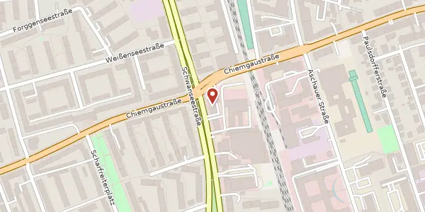 Karte der Umgebung von Schwanseestr. 43, 81549 München