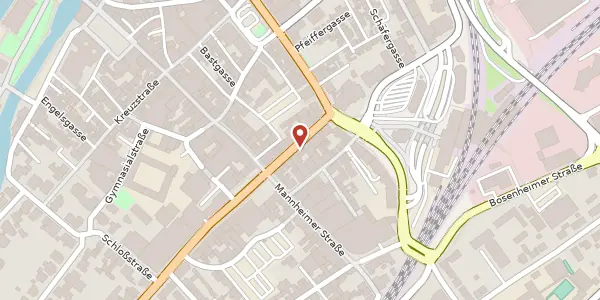 Karte der Umgebung von Salinenstraße 11, 55543 Bad Kreuznach