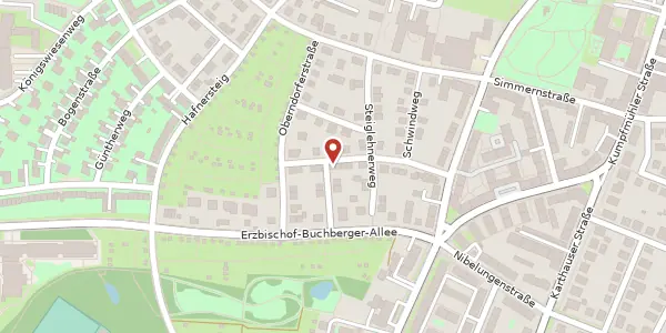 Karte der Umgebung von Eigenheimweg 19, 93051 Regensburg