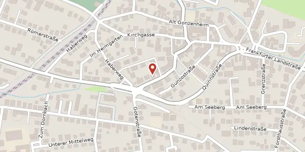 Karte der Umgebung von Frankfurter Landstr. 73, 61352 Bad Homburg