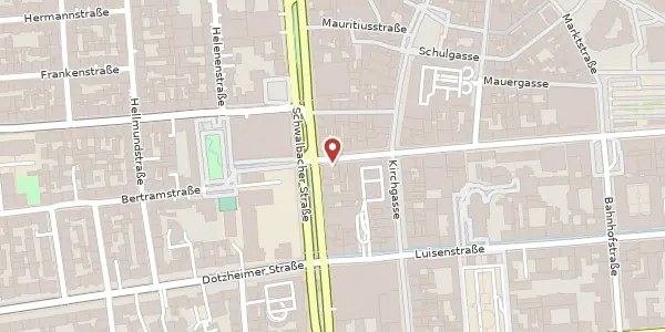 Karte der Umgebung von Friedrichstr. 50, 65185 Wiesbaden