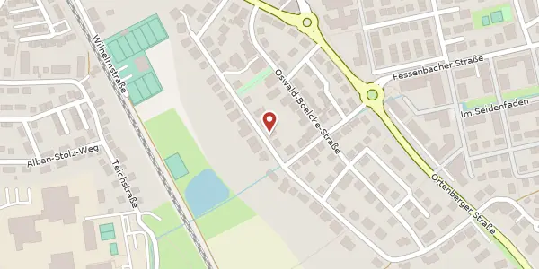 Karte der Umgebung von Schwarzwaldstraße 25, 77654 Offenburg