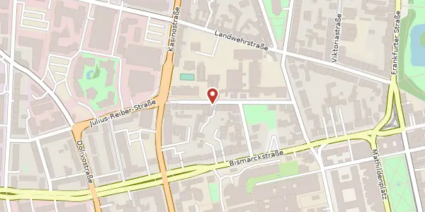 Karte der Umgebung von Julius-Reiber-Str. 20, 64293 Darmstadt