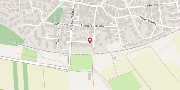 Karte der Umgebung von Dresdner Str. 1, 61118 Bad Vilbel