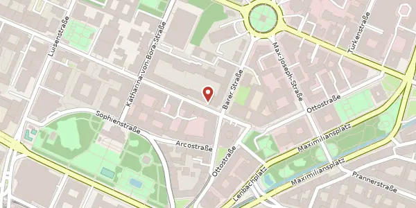 Karte der Umgebung von Karlstr. 12, 80333 München