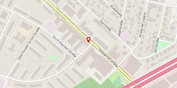 Karte der Umgebung von Potsdamer Str. 55A, 14974 Ludwigsfelde