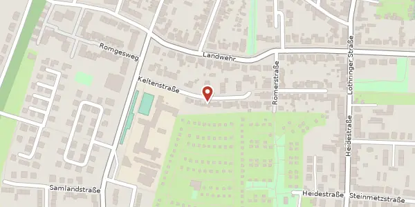 Karte der Umgebung von Keltenstr. 14, 46045 Oberhausen