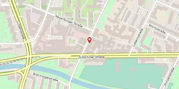 Karte der Umgebung von Alexandrinenstraße 1 a, 10969 Berlin