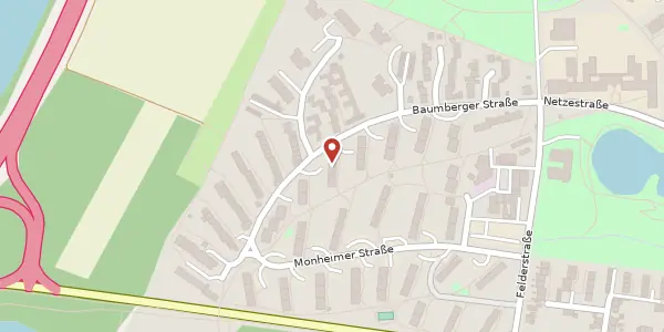 Karte der Umgebung von Baumbergerstr. 31, 51371 Leverkusen