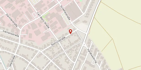 Karte der Umgebung von Röhlichstraße 40, 68723 Oftersheim