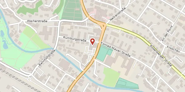 Karte der Umgebung von Hofgartenstraße 6, 92237 Sulzbach-Rosenberg
