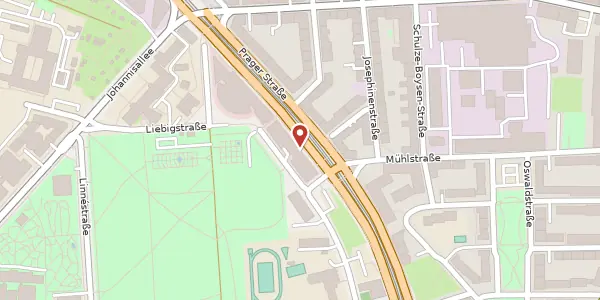 Karte der Umgebung von Prager Straße 38, 04317 Leipzig