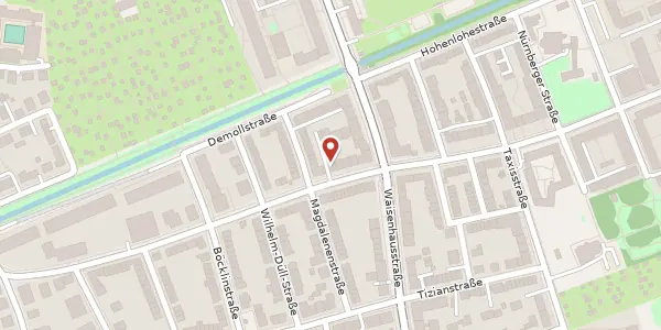 Karte der Umgebung von Klugstr. 47 a, 80638 München