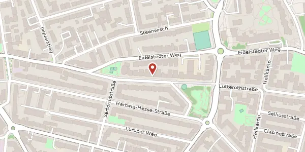 Karte der Umgebung von Lutterothstraße 90, 20255 Hamburg
