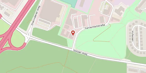 Karte der Umgebung von Fahrenheitstraße 19, 14532 Kleinmachnow