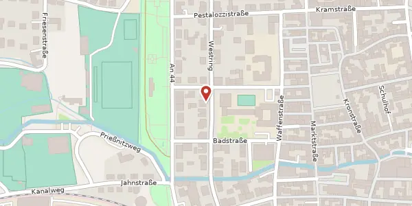 Karte der Umgebung von Westring 8, 76829 Landau in der Pfalz