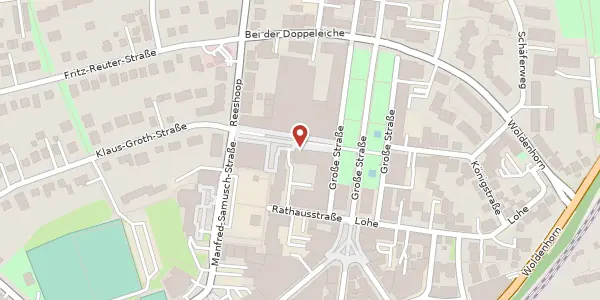 Karte der Umgebung von Große Straße 30, 22926 Ahrensburg