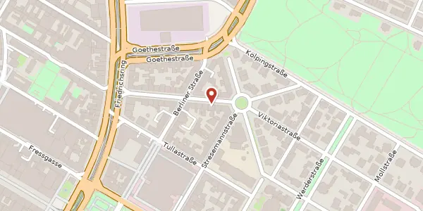 Karte der Umgebung von Lameystraße 20, 68165 Mannheim