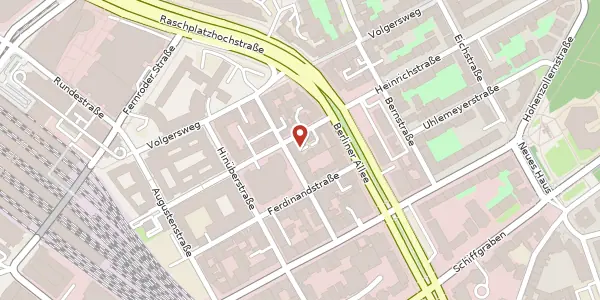 Karte der Umgebung von Roscherstraße 12, 30161 Hannover