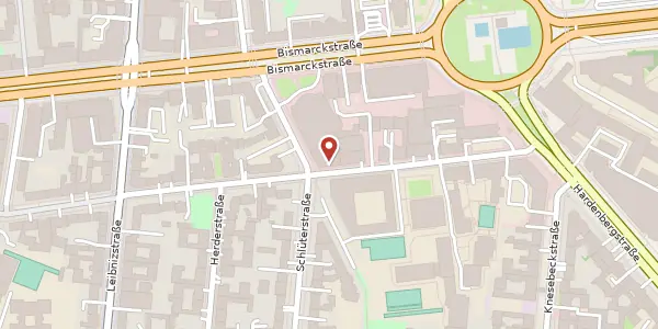 Karte der Umgebung von Schillerstraße 10, 10625 Berlin
