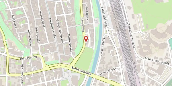 Karte der Umgebung von Kaiserring 12, 78050 Villingen-Schwenningen