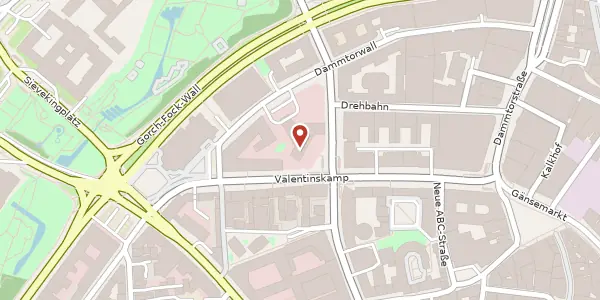 Karte der Umgebung von Valentinskamp 70, 20355 Hamburg