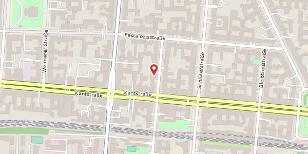 Karte der Umgebung von Wielandstraße 5, 10625 Berlin