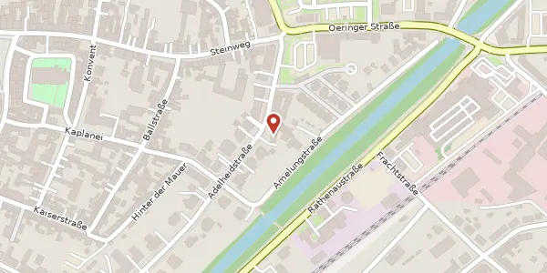 Karte der Umgebung von Adelheidstraße 23, 06484 Quedlinburg