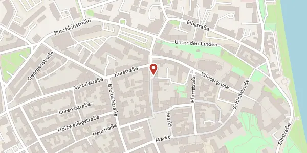 Karte der Umgebung von Bäckerstraße 15, 04860 Torgau